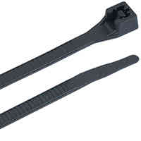 Main 2 - Cable Ties 8" 15Pk Black Double Lock Nylon 45-308UVB - San Antonio Retail