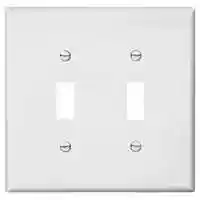 Main 1 - Wall Plate Mid Size 2 Switch White Pj2W - San Antonio Retail