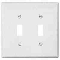 Main 2 - Wall Plate Mid Size 2 Switch White Pj2W - San Antonio Retail