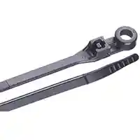Main 1 - Cable Ties 8" 15Pk Black Nylon Mounting Tie 45-308MTUVB - San Antonio Retail