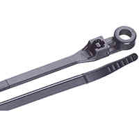Main 2 - Cable Ties 8" 15Pk Black Nylon Mounting Tie 45-308MTUVB - San Antonio Retail