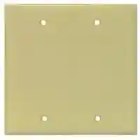 Main 1 - Wall Plate Blank 2Gang Oversize Ivory - San Antonio Retail