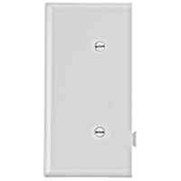 Main 3 - Wall Plate Mid Size Section End Blank White ste14w - San Antonio Retail