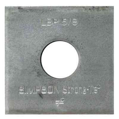 Main 1 - Simpson LBP5/8  2"X2" Light Bearing Plate with 5/8" Bolt Diameter - San Antonio Retail