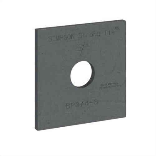 Main 1 - Simpson BP3/4-3 Bearing Plate 3"X3" with 3/4" Bolt Diameter - San Antonio Retail