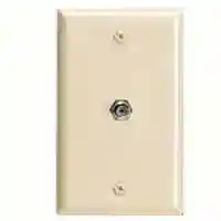 Main 1 - Wall Plate Coax 1Gang Ivory 2128V-Box - San Antonio Retail