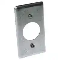Main 1 - Wall Plate Metal 1Gang 1/Recp 863 Handy Recept Opening 1.406" - San Antonio Retail