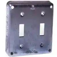 Main 1 - Square*D*Box Cover 803C 4"Sq Double Switch - San Antonio Retail