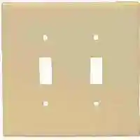 Main 1 - Wall Plate Switch 2Gang 2139V Ivory - San Antonio Retail
