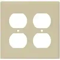 Main 1 - Wall Plate Receptacle 2Gang 2150V Ivory - San Antonio Retail