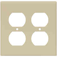 Main 2 - Wall Plate Receptacle 2Gang 2150V Ivory - San Antonio Retail