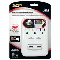 Main 1 - Surge Protector 3 Outlet/2 Usb Ports PB802112 - San Antonio Retail
