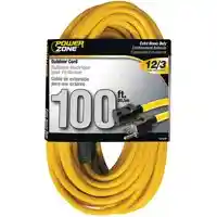 Main 1 - Extension Cord 12/3 Yellow 100' Powerzone OR500835 - San Antonio Retail
