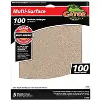 Main 1 - Sandpaper  5Pk-9X11 Aluminum Oxide 100G Medium 4441 - San Antonio Retail