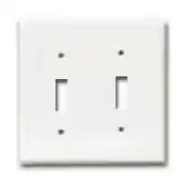 Main 1 - Wall Plate Switch 2Gang 2139W White - San Antonio Retail