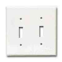 Main 2 - Wall Plate Switch 2Gang 2139W White - San Antonio Retail