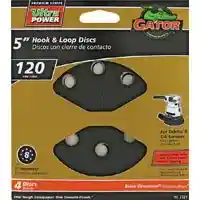 Main 1 - Sanding*D*Discs 4Pk 120G Hk/Lp 5"8Hl 7721 - San Antonio Retail