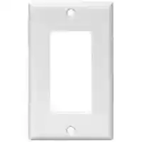 Main 1 - Wall Plate Decorative 1Gang White 2151W-Box - San Antonio Retail