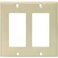 Main 1 - Wall Plate Decorative 2Gang Ivory 2152V-Box - San Antonio Retail