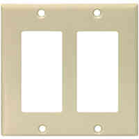 Main 3 - Wall Plate Decorative 2Gang Ivory 2152V-Box - San Antonio Retail
