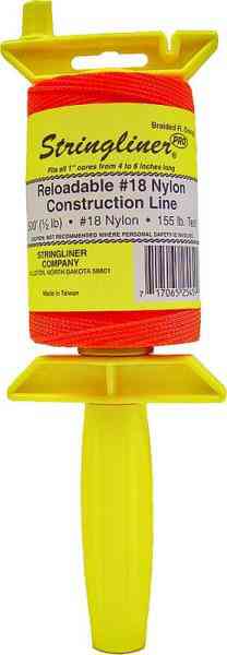 Main 2 - Stringliner Reel Fluorescent Orange 500' Braided Line 25459  - San Antonio Retail