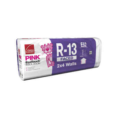 R13 Kraft Faced Insulation Batts E52 3-1/2"X23"X93" Owens Corning 148.54 sq ft - San Antonio Retail