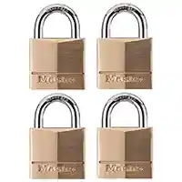 Main 1 - Padlock, Master, Brass, 1-3/16", 4 Pk  140Q - San Antonio Retail