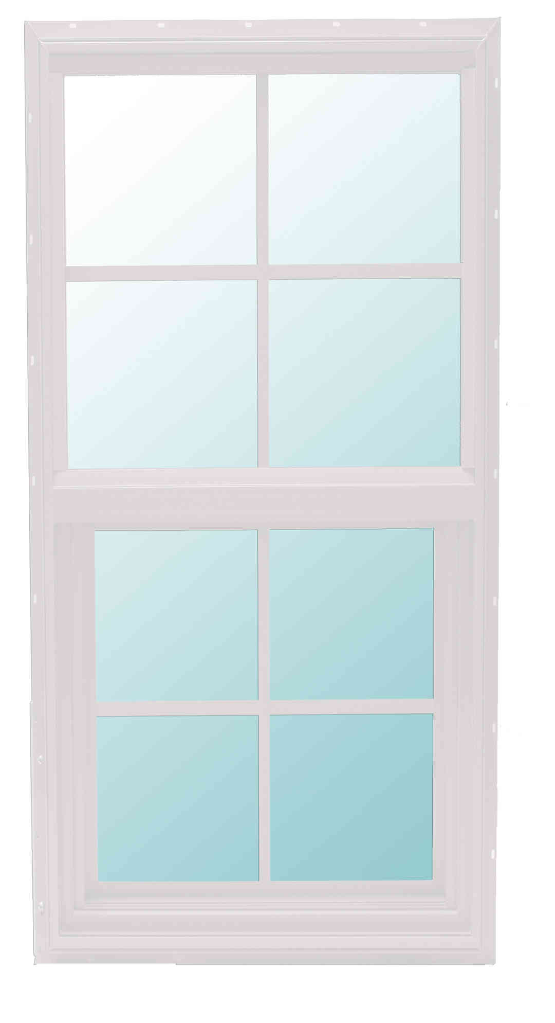 Main 2 - Window White 2/0X5/0 400 Series Vinyl 4/4 Single Hung Low E No Screen - San Antonio Retail