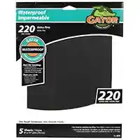 Main 1 - Sandpaper  5Pk-9X11 Waterproof 220G 4474 - San Antonio Retail