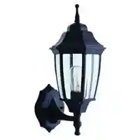 Main 1 - Light Fixture Exterior Wall Lantern Black 1-Lt Brt-Bpp1611-Bk - San Antonio Retail