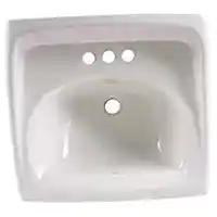 Main 1 - Sink Lavatory 19X17 White Wall Hung China 30 Spencer/15035010100 - San Antonio Retail