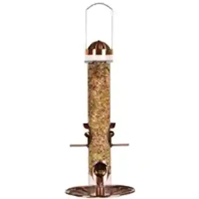 Bird Feeder 1.8Lb 1 Tube 4 Port Copper 385-2 - San Antonio Retail