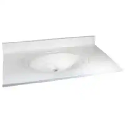Vanity Top Marble 49X22 White on White Swirl WW-2249 - San Antonio Retail