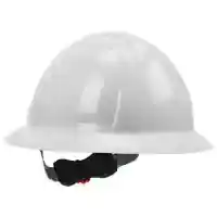 Main 1 - Safety Hard Hat White Full Brim W/Ratchet Suspension SWX00358  - San Antonio Retail