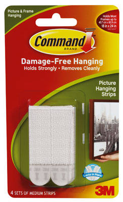 Main 4 - Command Strips Medium Picture Hanging Strip 17201 - San Antonio Retail