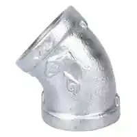 Main 1 - Galvanized 45Deg Ell 1"  - San Antonio Retail