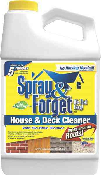 Main 1 - Cleaner Spray & Forget Concentrated House and Deck Cleaner, 64 oz Can SFDCH04 - San Antonio Retail