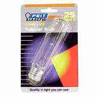 Main 1 - 25-Watt*D* Dimmable T10 E26 Base Clear Incandescent Appliance Bulb BP25T10 - San Antonio Retail