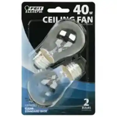 Bulb LED 40-Watt Dimmable Clear E26 Base 2 Pack Feit BP40A15/CL/CF - San Antonio Retail