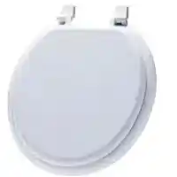 Main 1 - Toilet Seat White Round 66TT-000 Wood - San Antonio Retail