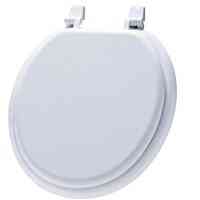 Main 2 - Toilet Seat White Round 66TT-000 Wood - San Antonio Retail