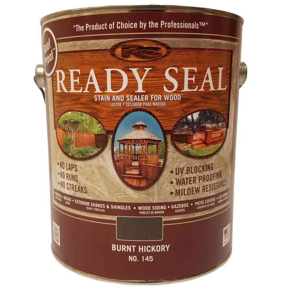 Main 2 - Ready Seal Burnt Hickory 1Gal Stain&Sealer 145 Exterior Wood Stain & Sealer - San Antonio Retail