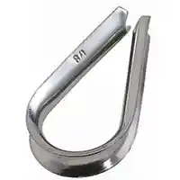 Main 1 - Thimble Stainless Steel 1/8"  Wire Rope - San Antonio Retail