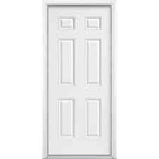 Main 1 - Colonist Door Unit 2/4X6/8, RH, 1-3/8", Hollow Core, 4-1/2" FJ Jambs, Satin Nickel Hinges, 2-1/8" FJ Colonial Casing, Singe Bore - San Antonio Retail