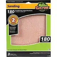 Main 1 - Sandpaper  2Pk-9X11 Aluminum Oxide 180G 7265 - San Antonio Retail