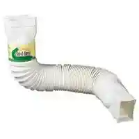 Main 1 - Gutter Flex Downspout Extension 25"-55" White 85010 - San Antonio Retail