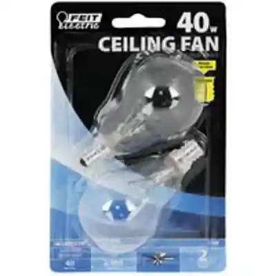 Bulb Incandescent 40-Watt Dimmable Clear E12 Base 2 Pack Feit BP40A15C/CL/CF - San Antonio Retail