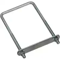Main 1 - U Bolt Square 3/8X4X7" Zinc N222-406 - San Antonio Retail