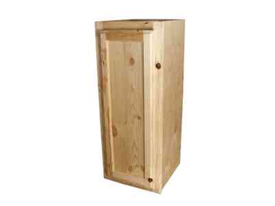 Main 1 - Kitchen Cabinet Knotty Pine Unfinished Wall 15 X30" Plywood Box W1530 - San Antonio Retail