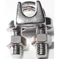Main 1 - Cable Clip Stainless Steel 1/4"  260S-1/4 - San Antonio Retail